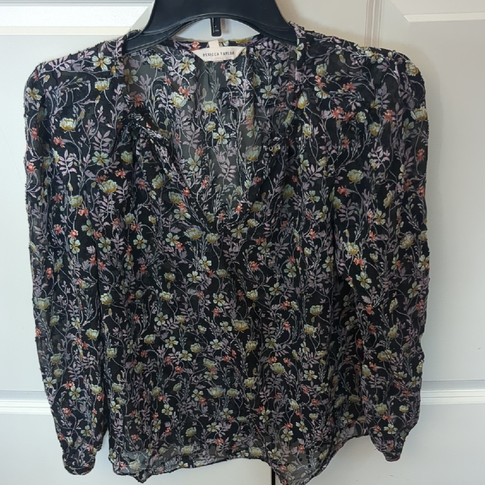 Rebecca Taylor Floral Shirt